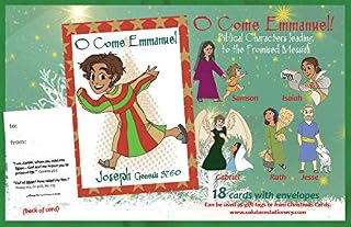 Biblical Heroes; Characters of the Jesse Tree Christmas Cards for kids