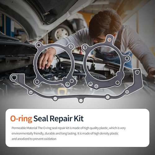 Image of HiSport Dual Vanos O-Ring Seal Repair Kit - Compatible with BMW E36 E39 E46 E53 E60 E83 E85 M52tu M54 1998-2006 - Replacement Timing Solenoid Gasket Kit 11361433513 11361748745