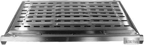 Miniatura 2 de Plancha de acero inoxidable de 32 pulgadas, parrilla superior plana, soporte reforzado con tacos inferior-doble estufa para barbacoa pesada Plancha