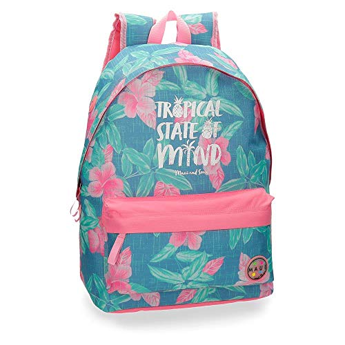 Maui and Sons Tropical State Mochila Adaptable a Carro Multicolor 31x42x17 5 cms Poliéster