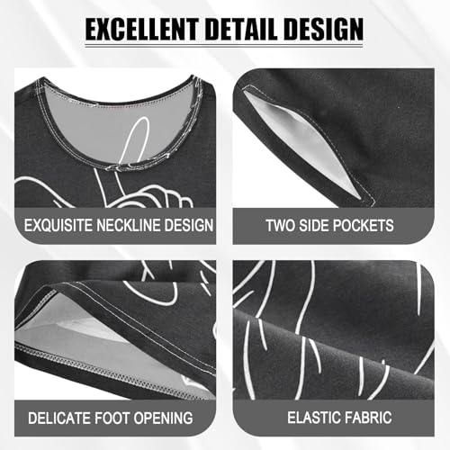 ALAZA Bulldog Black Hiptser Pajamas Set Short Sleeve Cotton Sleepwear Summer Pjs 2 Piece 5-14Y4