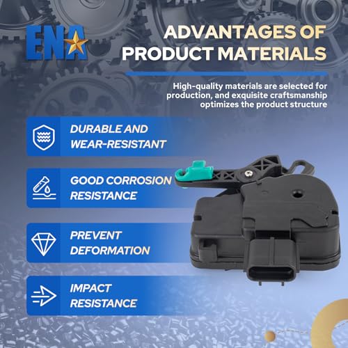 Image of ENA Left & Right Side Sliding Door Lock Actuator Compatible with Dodge