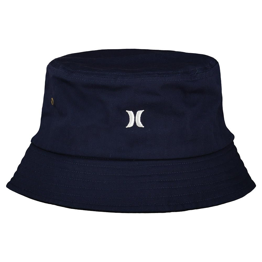 Hurley Sombrero de Pescador para Hombre - Logotipo pequeño Azul Marino