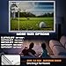 Joogto Golf Simulator Impact Screen for Indoor/Outdoor, Impact Screen Golf Simulator with 28-32 Upgraded Grommets, Self-Restoration Crease Fabric,4mm Thicker Impact Screen with Storage Bag