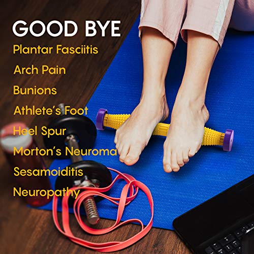 Foot Massage Mat | Best For Plantar Fasciitis, Arch Pain, Myofascial Pain Syndrome, Deep Tissue Massaging, Stress Relief, Shiatsu, Acupuncture, Reflexology, Neuropathy #TOP2