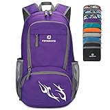 FENGDONG 35L Lightweight Foldable Waterproof Packable Travel Hiking Backpack Daypack for men women P