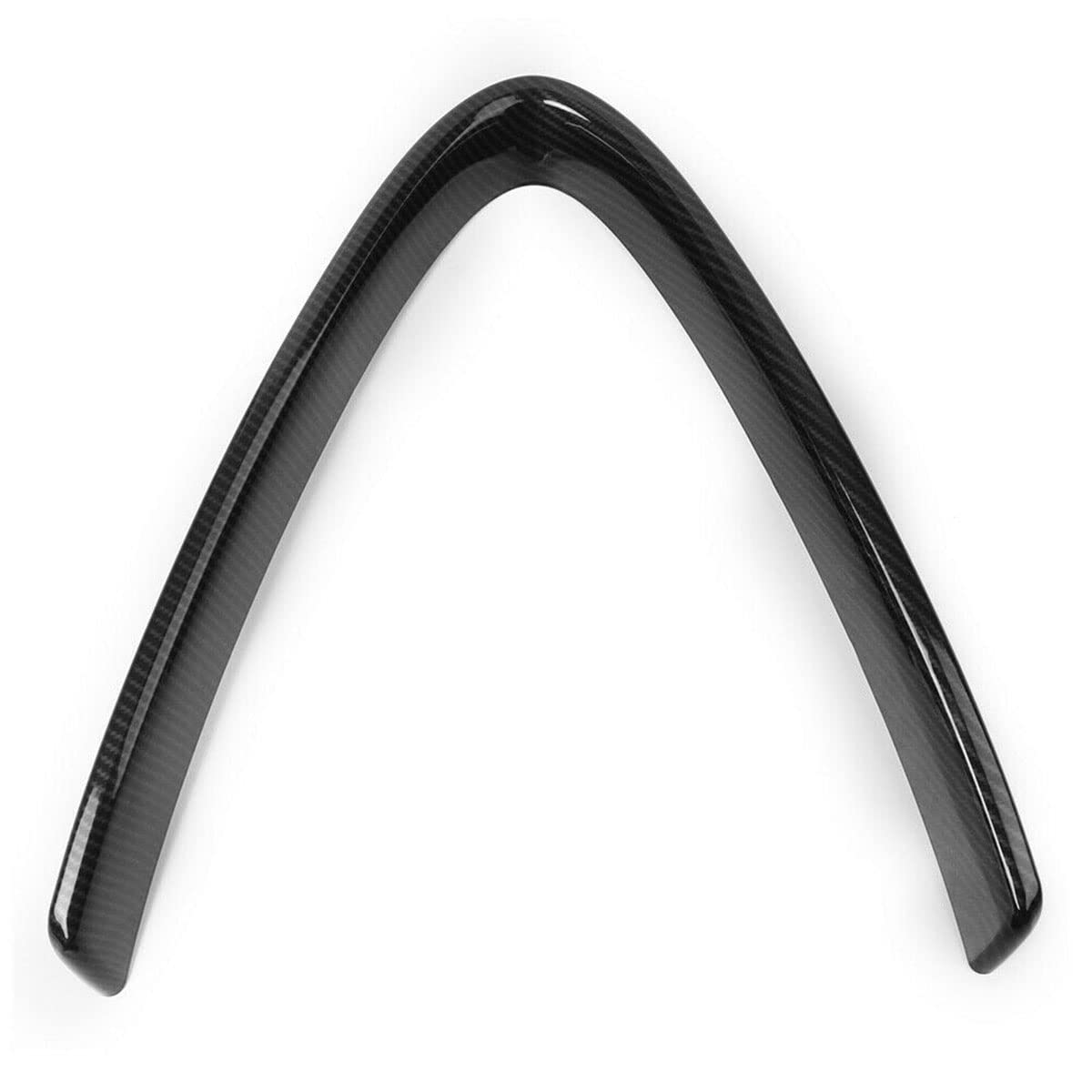 Decorazione Telaio Stile Carbonio RECAMBO Carbonio Fibra Stile Abs Plastica Frontale Griglia Decorazione Telaio Trim Adatto Per Alfa Romeo Stelvio Dal 2017 Cornice Griglia Effetto Carbonio