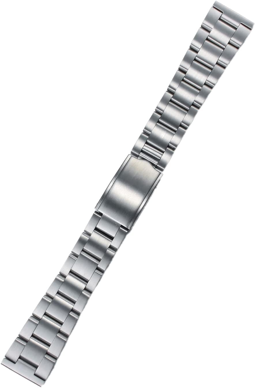 316L stainless steel 18mm brushed Oiyster Watch Band Strap Bracelet Fit For Skx Watch (18mm)