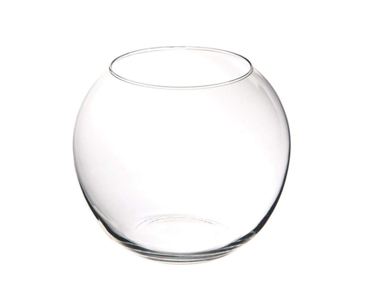 SWEET HOME Varotto & Co. VA00752LU Glass Ball Vase, Height 15 cm, Diameter 19 cm