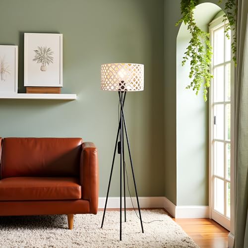 Lampadaire LED moderne à intensité variable luminaire sur pied métal - 2