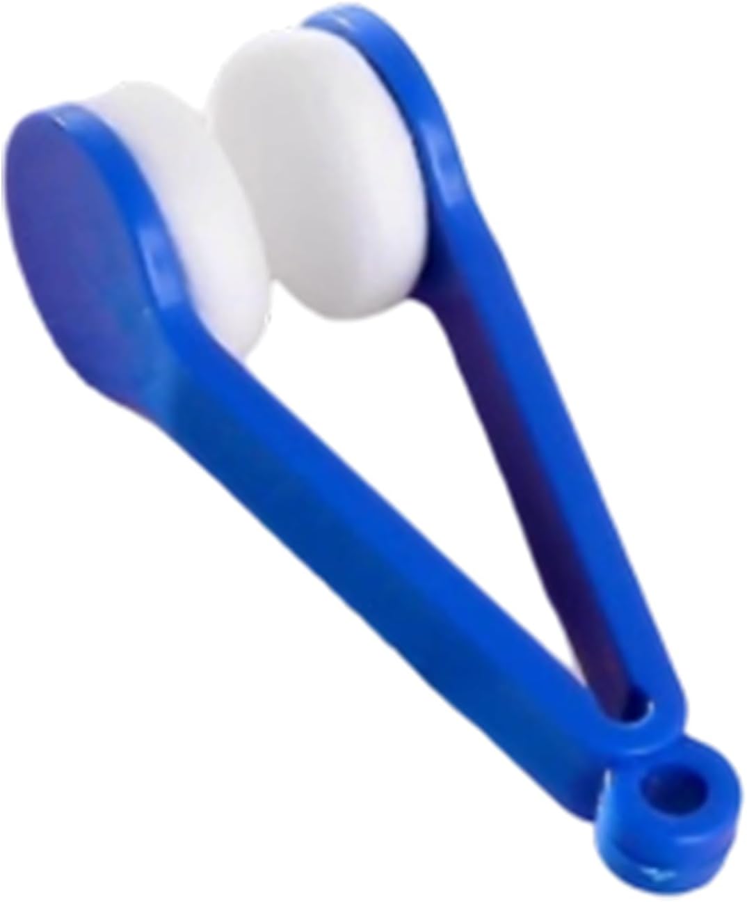Eyeglass Cleaner Brush with Soft Sponge, Portable Glasses Cleaning Tool for Men Women, Lens Cleaner for Eyeglasses Sunglasses, Scratch-Free Travel Accessory (Blue)