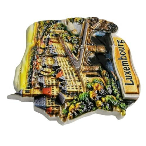Imán Decorativo para Refrigerador Tema Luxemburg miniatura 5