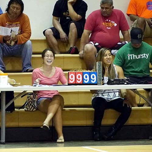 Gototop Score Flipper Portable Fold Sports Table Top Scoreboard Flipper Multi Sports Score Flip Scoreboard Score Keeper For Indoor Outdoor Basketball Football Baseball(Four Scoreboard) #TOP2