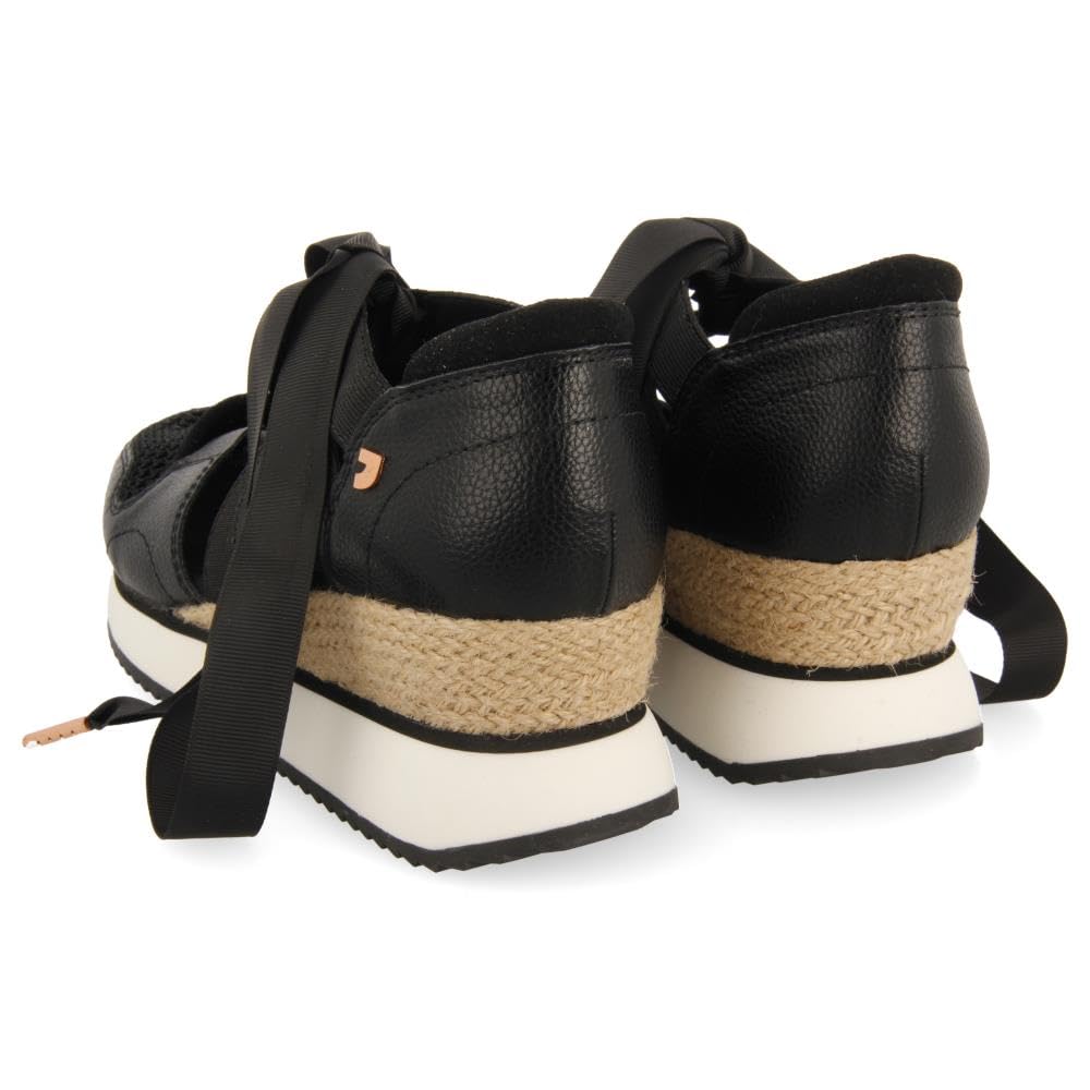 Sneakers Abiertos Beige Tipo Espadrille con Tiras para Mujer Muir