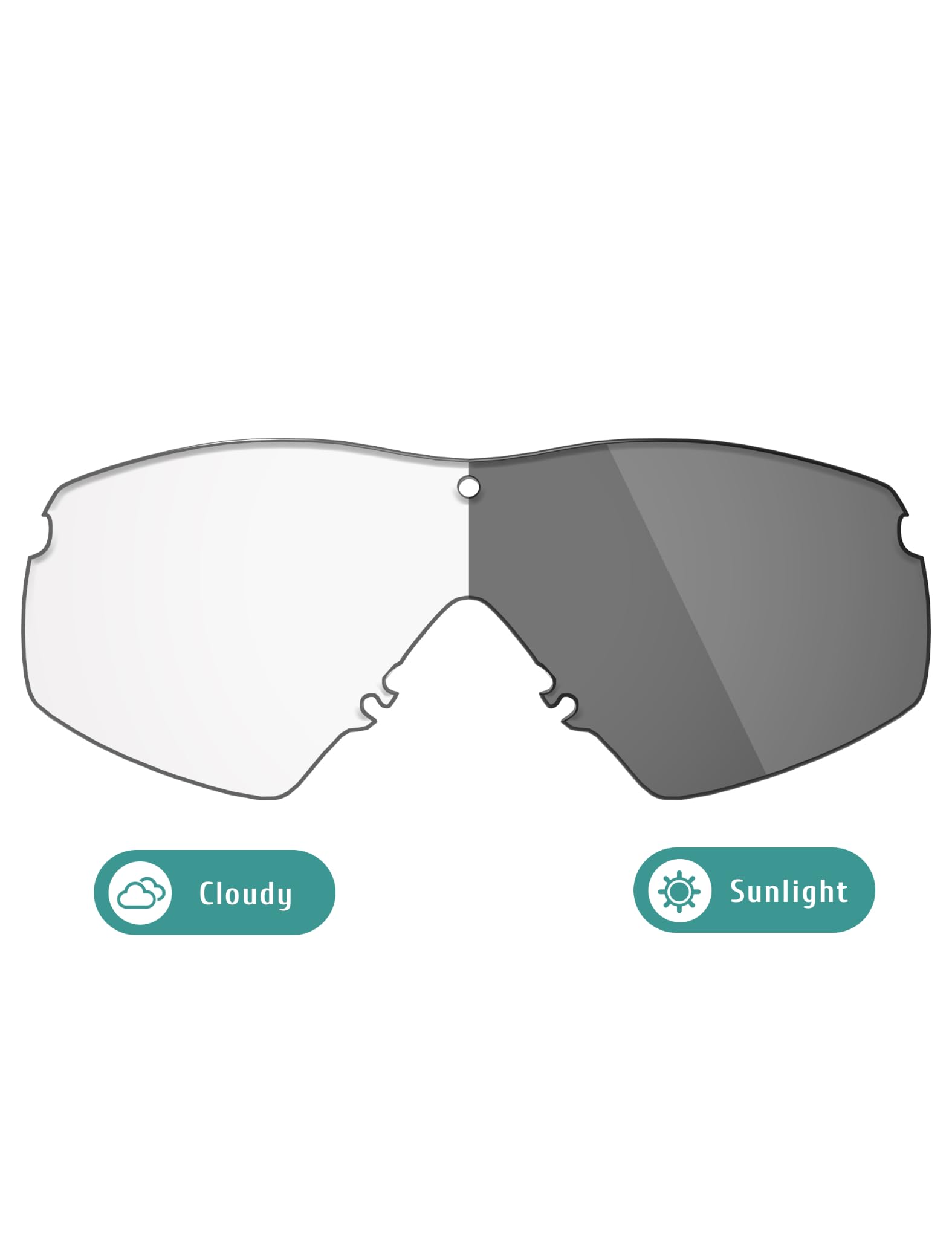Fiskr Lentes polarizadas de repuesto compatibles con Oakley Si M Frame 2.0 OO9047, resistentes a los impactos y ajuste perfecto