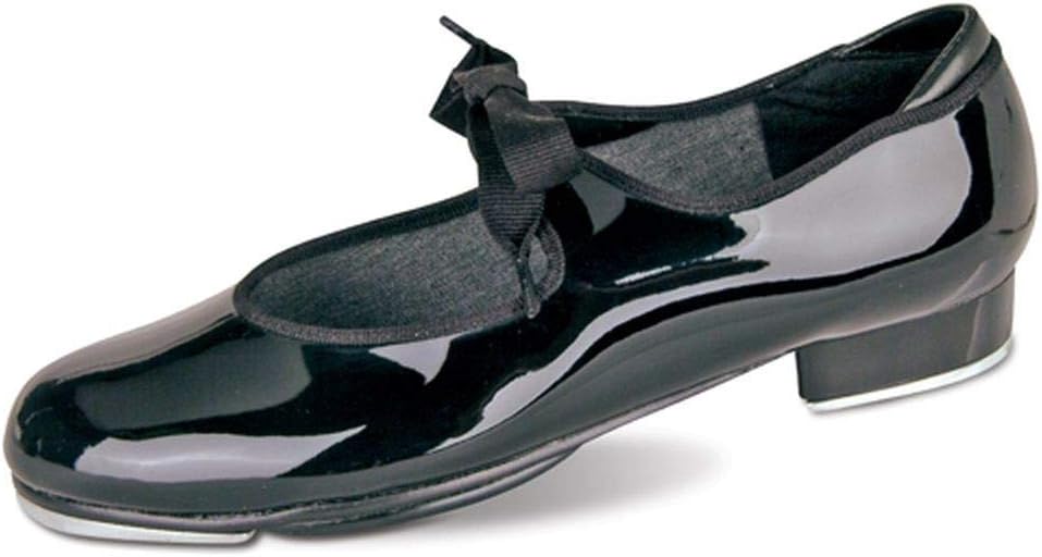 Danshuz Toddler Girls Tap Shoes - Black Patent Finish