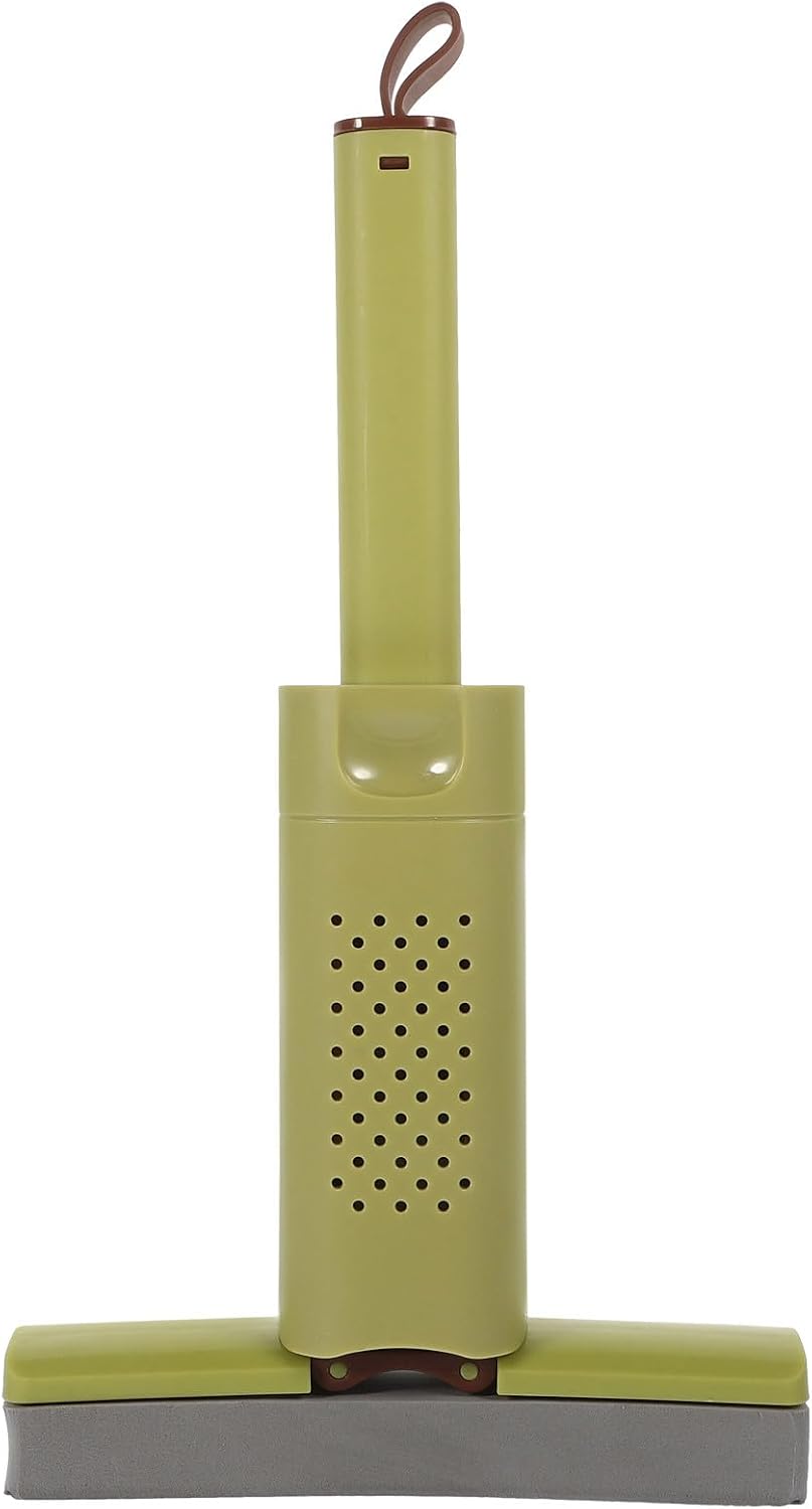 Mini Collodion Mop Self-Squeezing Handheld Folding Sponge Mop for Bathroom Kitchen Office Floor Cleaning