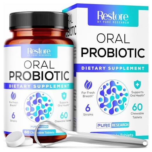 Oral Probiotics for Bad Breath Support, Oral Health Maintenance & Fresh Breath aid - 11 Probiotic Strains, Digestive Enzymes - Supportive Oral Probiotics - Includes Tongue Scraper - 2 Month Supply