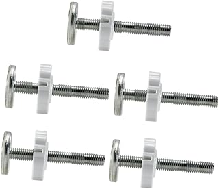 HEALSOPTHY 5pcs Pressure Mount Gate Screws for Dog Gates Threaded Spindle Rod Bolts for Wall Protector Compatible with Indoor Fence Extensions