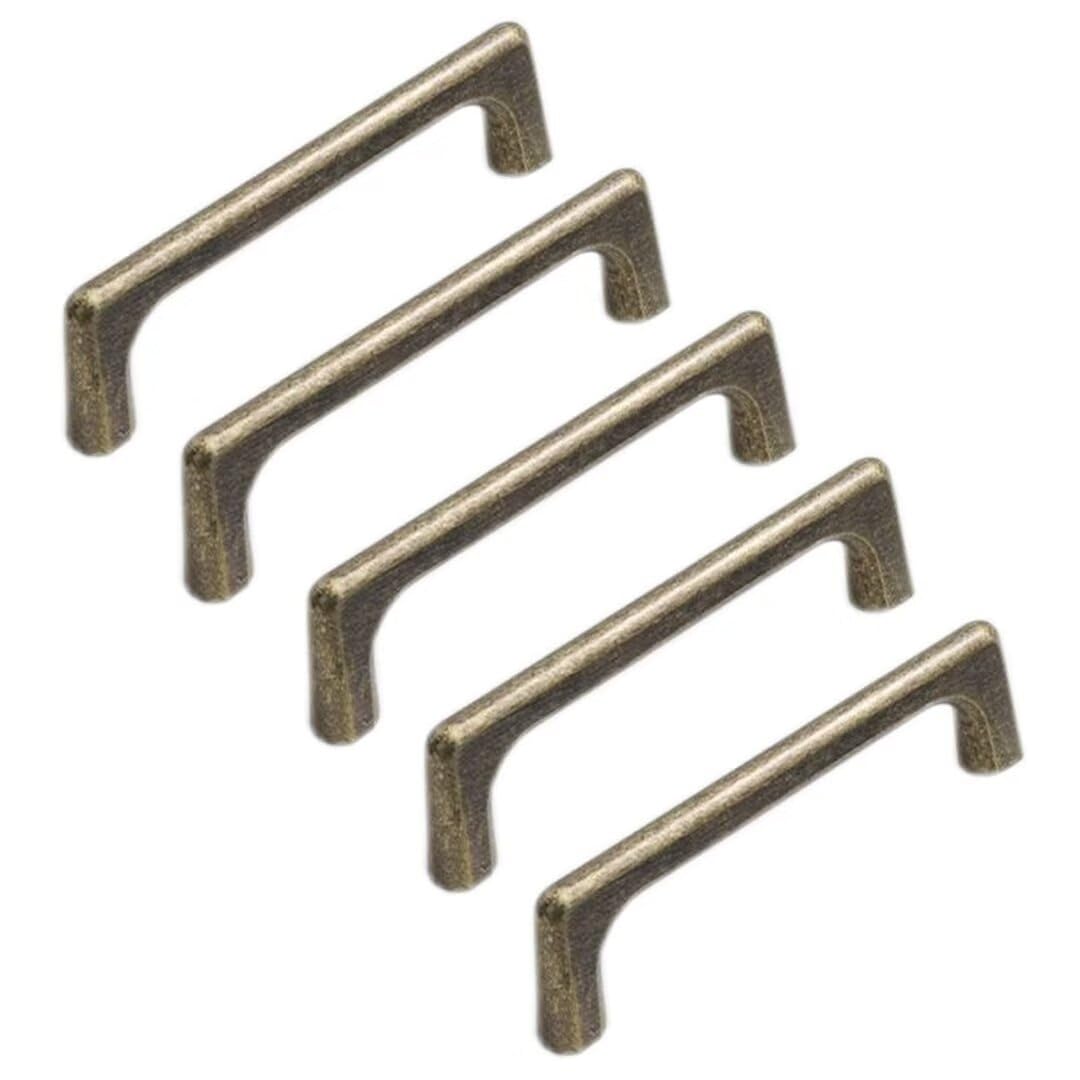 TYYCKJ 5 Pack Door Handle Pull Cabinet Pulls Handles, Solid Aluminum Alloy Door Handle for Cabinet Wardrobe Knob, Closet Door Pulls, Drawer Hardware Kitchen Handles with Screws