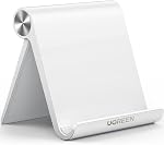 UGREEN Tablet Stand Holder Adjustable Protable Desktop Holder Dock Compatible for iPad 10.2 iPad Pro 11 Inch iPad 9.7 iPad Mini 5 4 3 2 iPad Air Nintendo Switch iPhone 13 12 Pro Max 11 XS XR Black