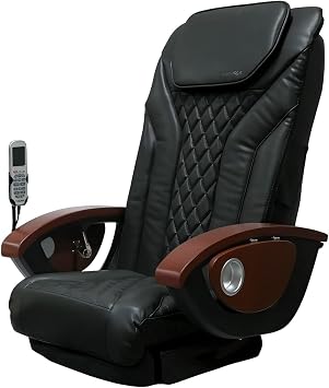 MAYAKOBA Shiatsulogic Pedicure Chair Cushion Cover Set Black, Vibration Massage Chair Cover 16 EXR, Nail Salon Pedicure Equipment and Furniture