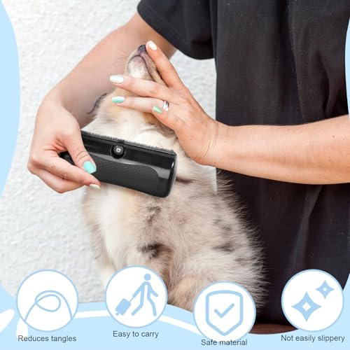 Groomify Pet Care Deshedding Bürste für Katze und Hund, Tails Pflegekämme