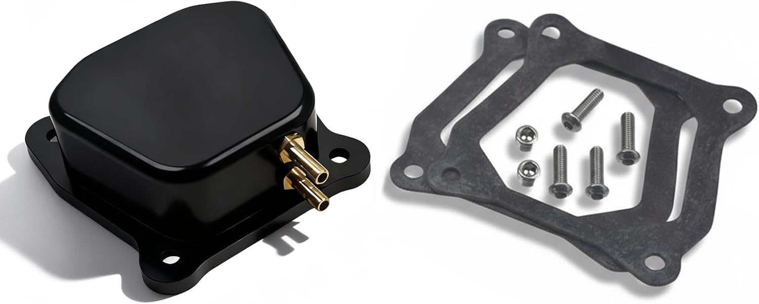 Billet Aluminum Valve Cover Black for Predator 212cc 196cc Non-Hemi GX160 GX200 Clone Engine,for Coleman CT200U BT200X CT100U Mini Bike KT196 Go Kart Baja Hisun Tillotson