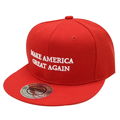 Cf918 Trump Make America Great Again Snapback Cap Red