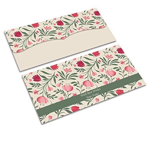 Image of Brown Cloud Customised Exclusive Shagun /Money /Gift Envelope /Cover /Lifafa for Gift /Festival with Personalized Text Message /Name /Photo (SEBACK BC 09) (Pack of 20)