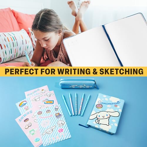 Image of Get Trend Cinnamoroll Sanrio Girls Stationery Set, 4 Piece School Supplies