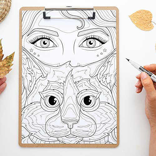 Pandafly Black Micro-Pen Fineliner Ink Pens - Precision Multiliner Pens For Artist Illustration, Sketching, Technical Drawing, Manga, Scrapbooking, 8 Size #TOP4
