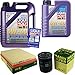 Produktbild QR-PARTS 69332441 Filter Set Inspektionspaket 6 Liter Motoröl Leichtlauf High Tech 5W-40 MANN-FILTER Luftfilter Ölfilter