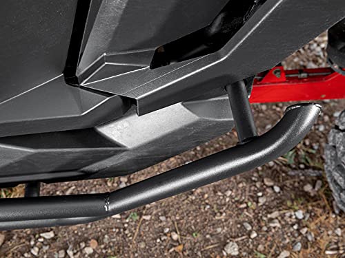Superatv Nerf Bars / Tree Kickers / Rock Sliders For 2020+ Polaris Rzr Pro Xp 4 | Black | Bolt-On | 1.75” Diameter Steel Tubing | Uv-Resistant Powder Coat Finish | Easy Install #TOP5