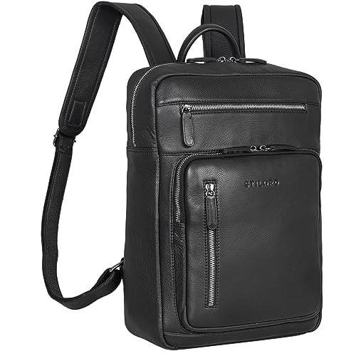 STILORD 'Valera' Leder Business-Rucksack mit...
