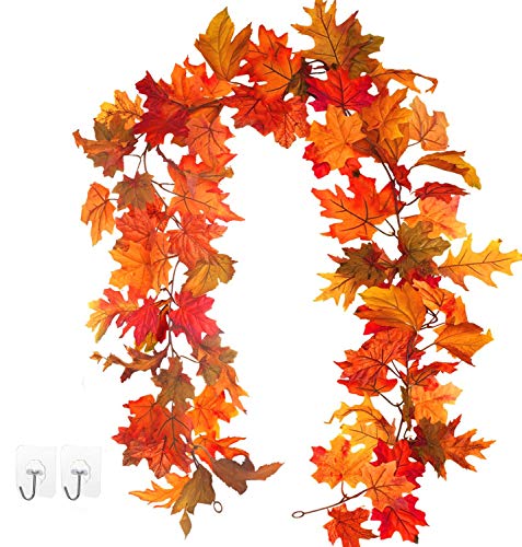 Emwel Hanging Plant for Home Garden Wall Doorway Backdrop for Indoor Outdoor Wedding Thanksgiving Dinner Party Fireplace Christmas Decor