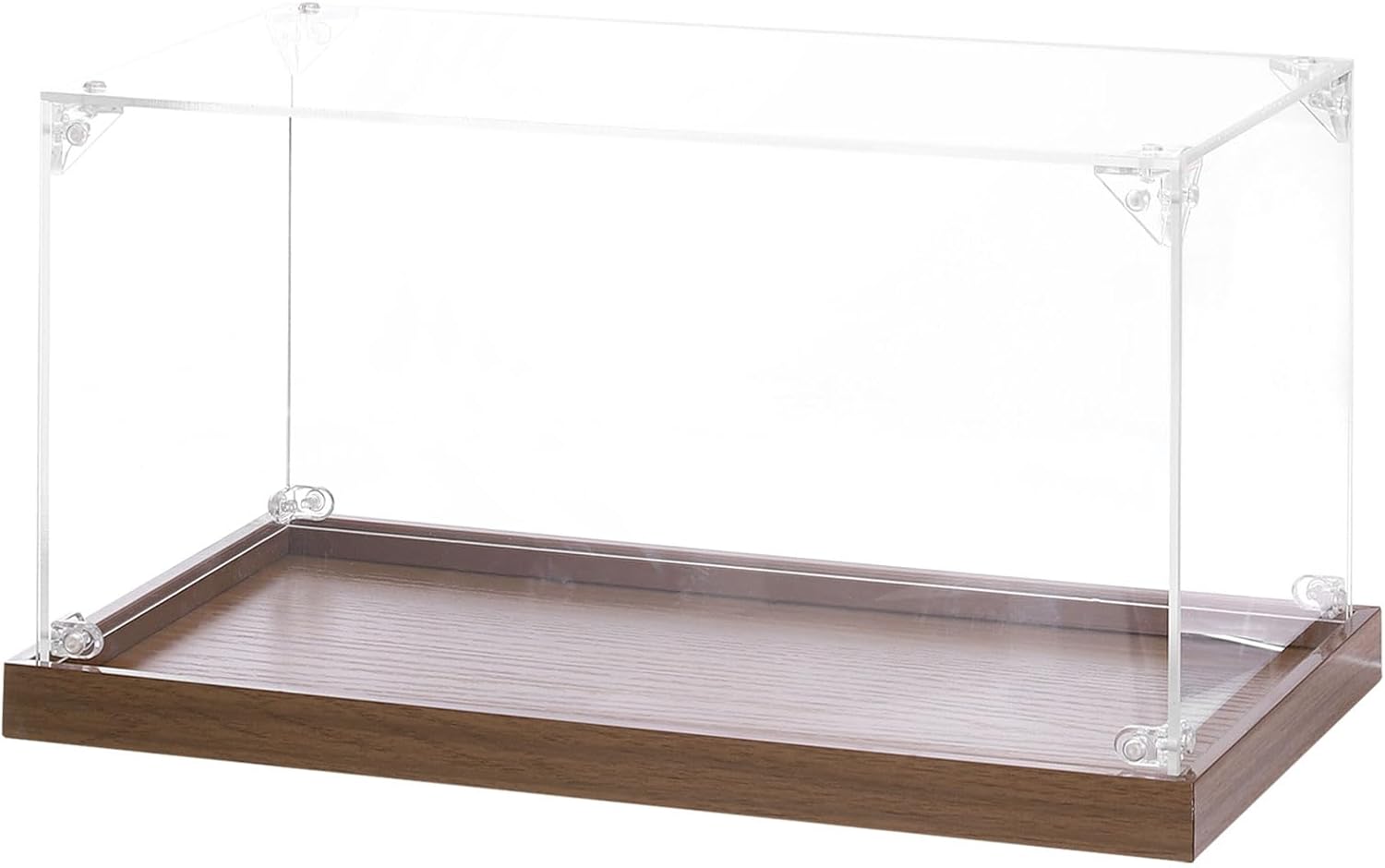 MECCANIXITY Acrylic Display Case, 12"x6"x6" Clear Display Box Assemble Dustproof Storage Organizer Showcase for Collectibles Action Figures