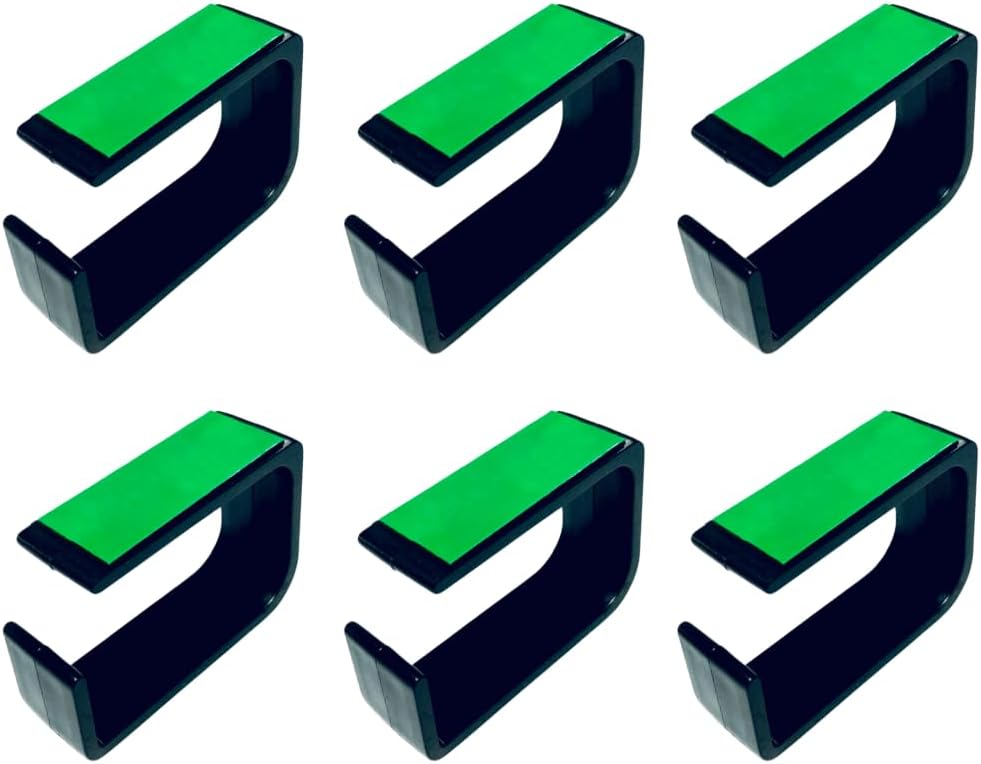 Organizador de cabos e fios para mesa oculto kit com 6 unidades Marca: Abcfixadores