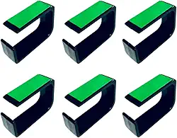 Organizador de cabos e fios para mesa oculto kit com 6 unidades Marca: Abcfixadores