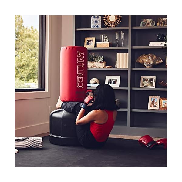 Century-Original-Wavemaster-Freestanding-Heavy-Punching-Bag Century The Original Wavemaster Training Bag, Punching Bag With Stand, Freestanding Floor Boxing Bag, Training For Kickboxing, Karate And Mma (Black)