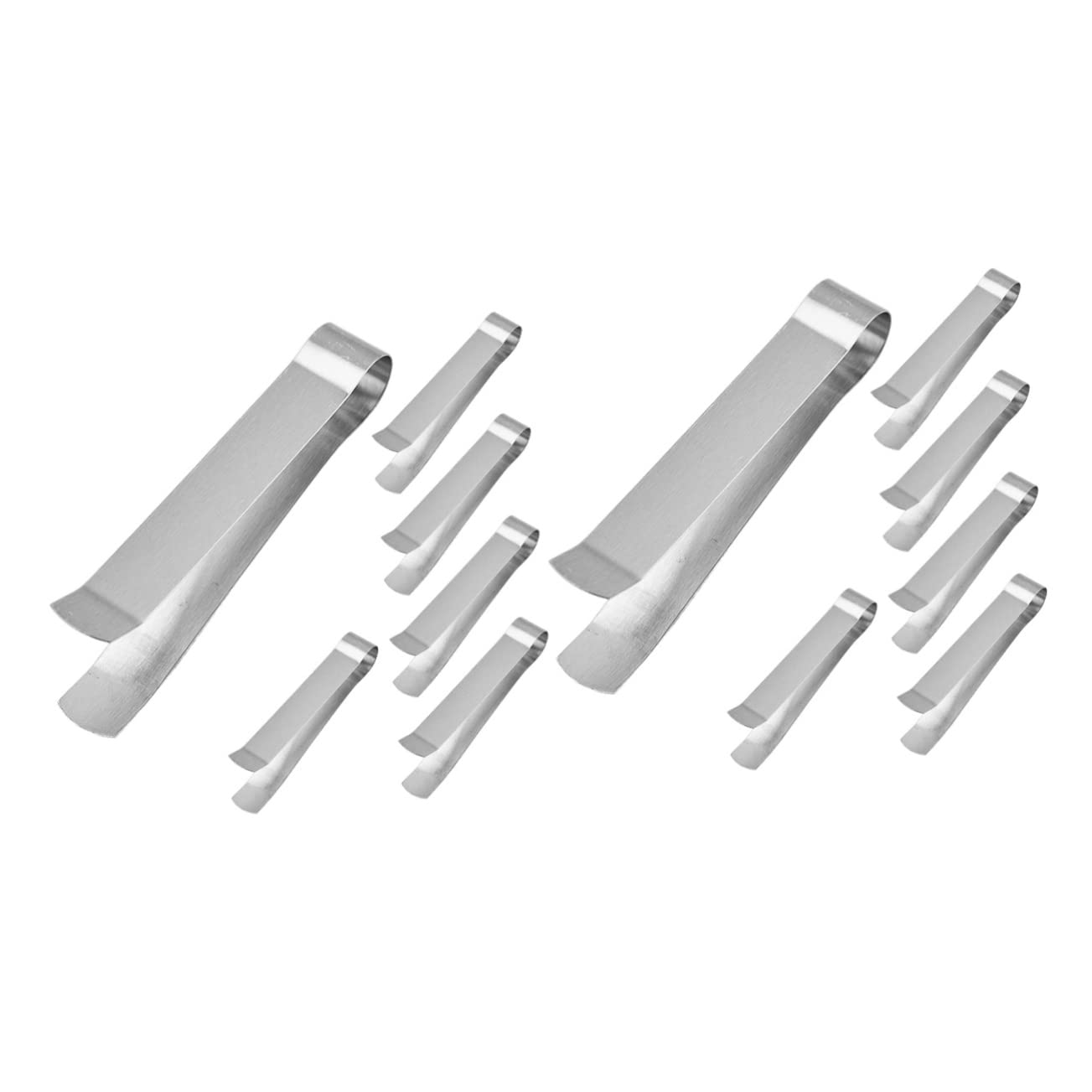 Ciieeo 2sets Stainless Steel Candle Wick Trimmer Essential Tool for Safe Extinguishing of Candle Flames Reduces Smoke and Enhances Air Quality 6pcs*2