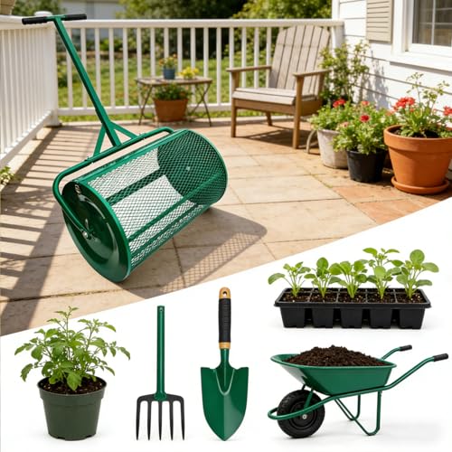 Esparcidor de Compost de 24" para Jardín y Césped miniatura 5