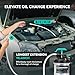 Poafamx 7.5L Oil Extractor Pump Pneumatic/Manual, 2 Gallon Fluid Extractor Pump, Oil Vacuum Change Pump with 5 Tubes and Extended Storage Units for Automotive, Truck, Boats Oil Change (2 Gallon)