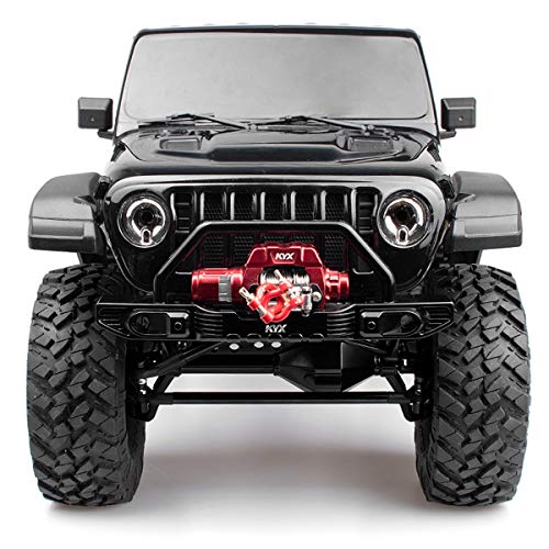 Kyx Racing Cnc Machined Aluminum Alloy Front Rear Bumper Set For 1/10 Rc Crawler Axial Scx10 Iii Axi03007 Scx10.3 #TOP5