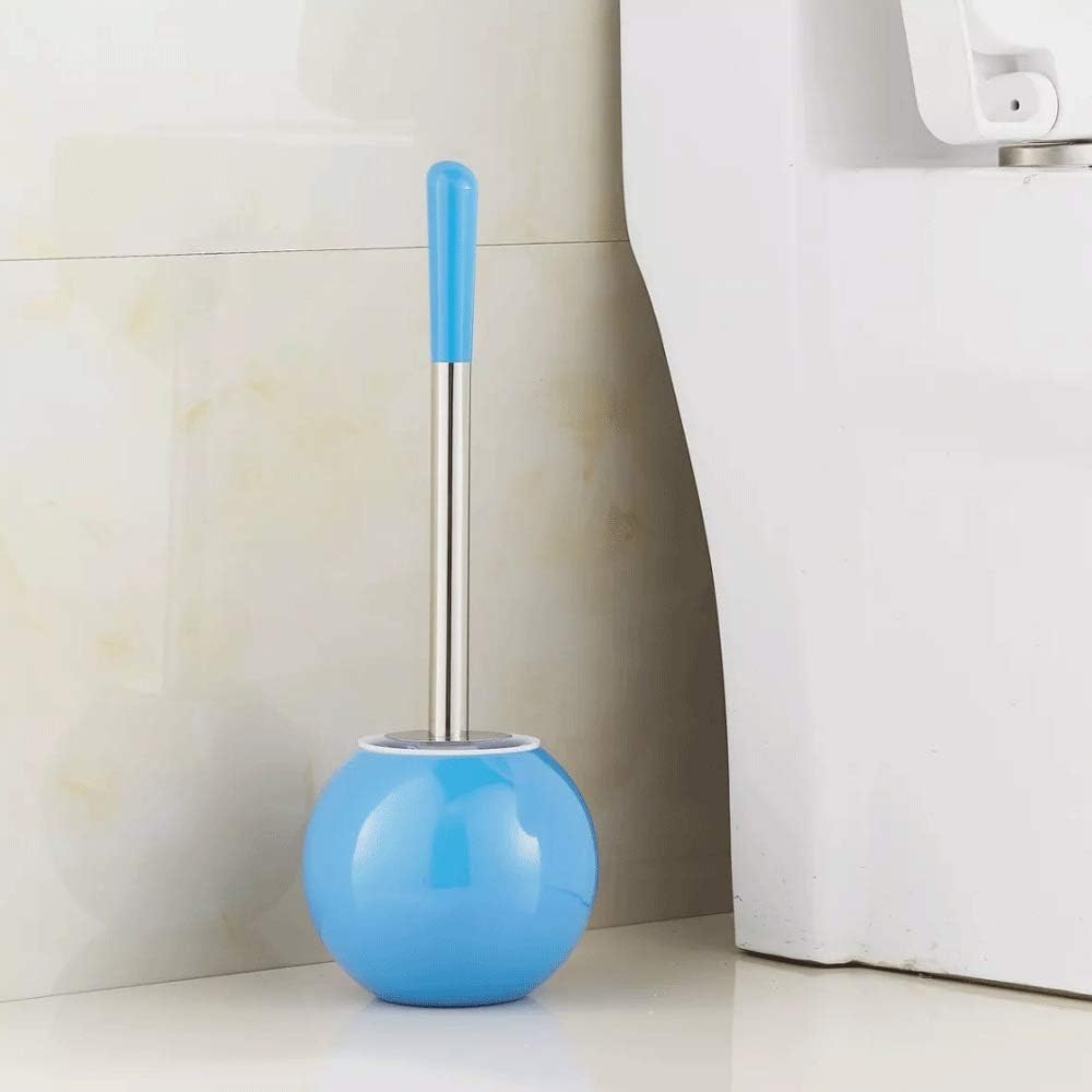 Toilet Brush with Holder Stainless Steel Bowl Cleaner, for Cleaning and Scrubbing Bathroom Floors and Accessories