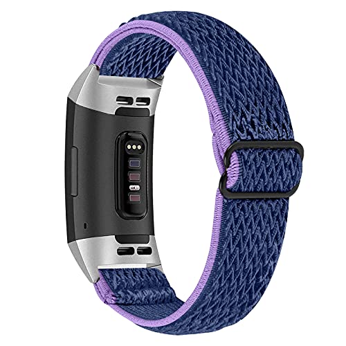 Ginamart �X�|�[�c�X�g���b�v Fitbit Charge 4/Charge 3/Charge 3 SE�Ή��X�g���b�v�B�\�t�g�ŒʋC���̂���i�C�����D��̐L�k���̂�������p�X�g���b�v���X�g�o���h�A���f�B�[�X�A�����Y�A�i�C�����A�u���[�AC3WF671L