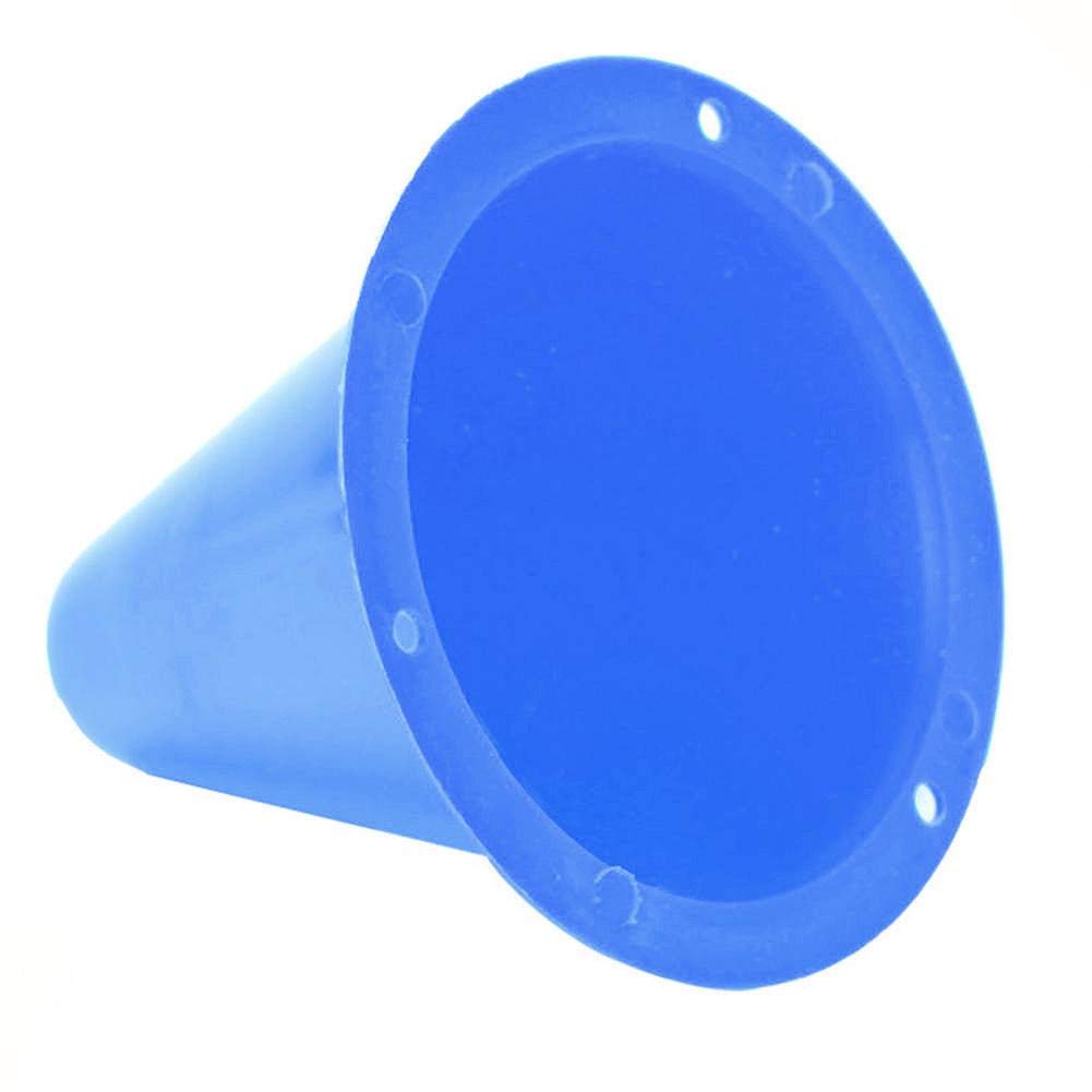 Broco 10pcs de Formation de Football Cône de Football en Plastique Porte-barrières Marqueur Accessoires (Bleu)