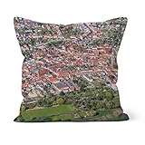 jüterbog wetter 14 tage Motivkissen 30 x 30 cm mit Füllung