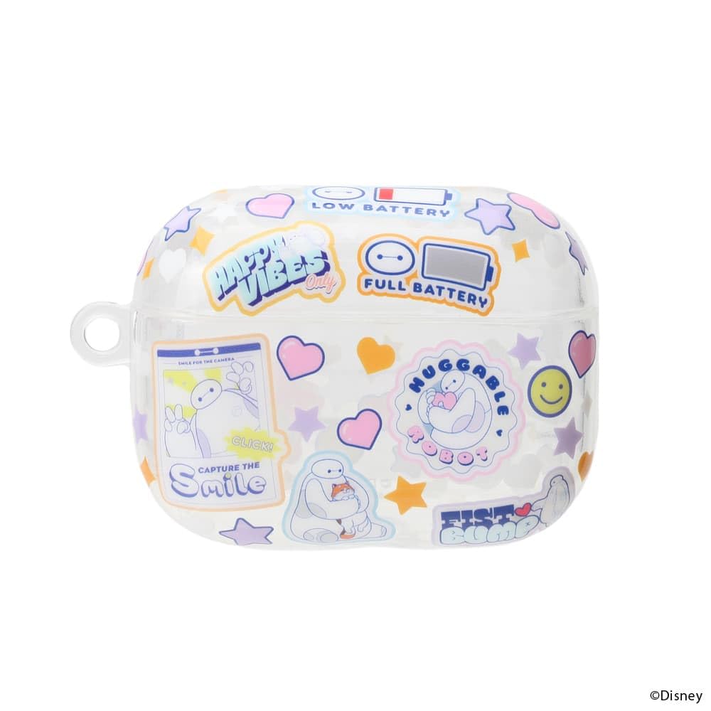 キャラクター デザイン AirPods Pro3 用 TPU ソフトケース ディズニー ベイマックス PG-DAPP3TP05BAY