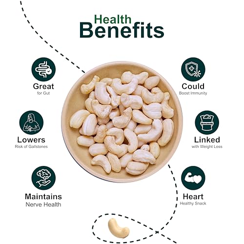 Image of Nutado Preimum Cashew Whole 400g (200g x 2),Nutritious & Delicious, Premium Kaju nuts, Rich in Protein, Magnesium & Phosphorus, Deluxe Size & Crunchy Nuts|Gluten Free & Plant based Protein